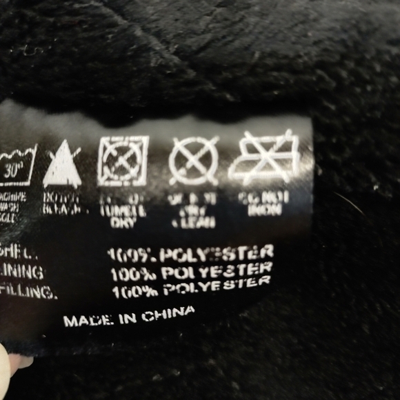 Predator Women's Black Light Weight Fleece Lined Jacket Size L - Picture 7 of 7